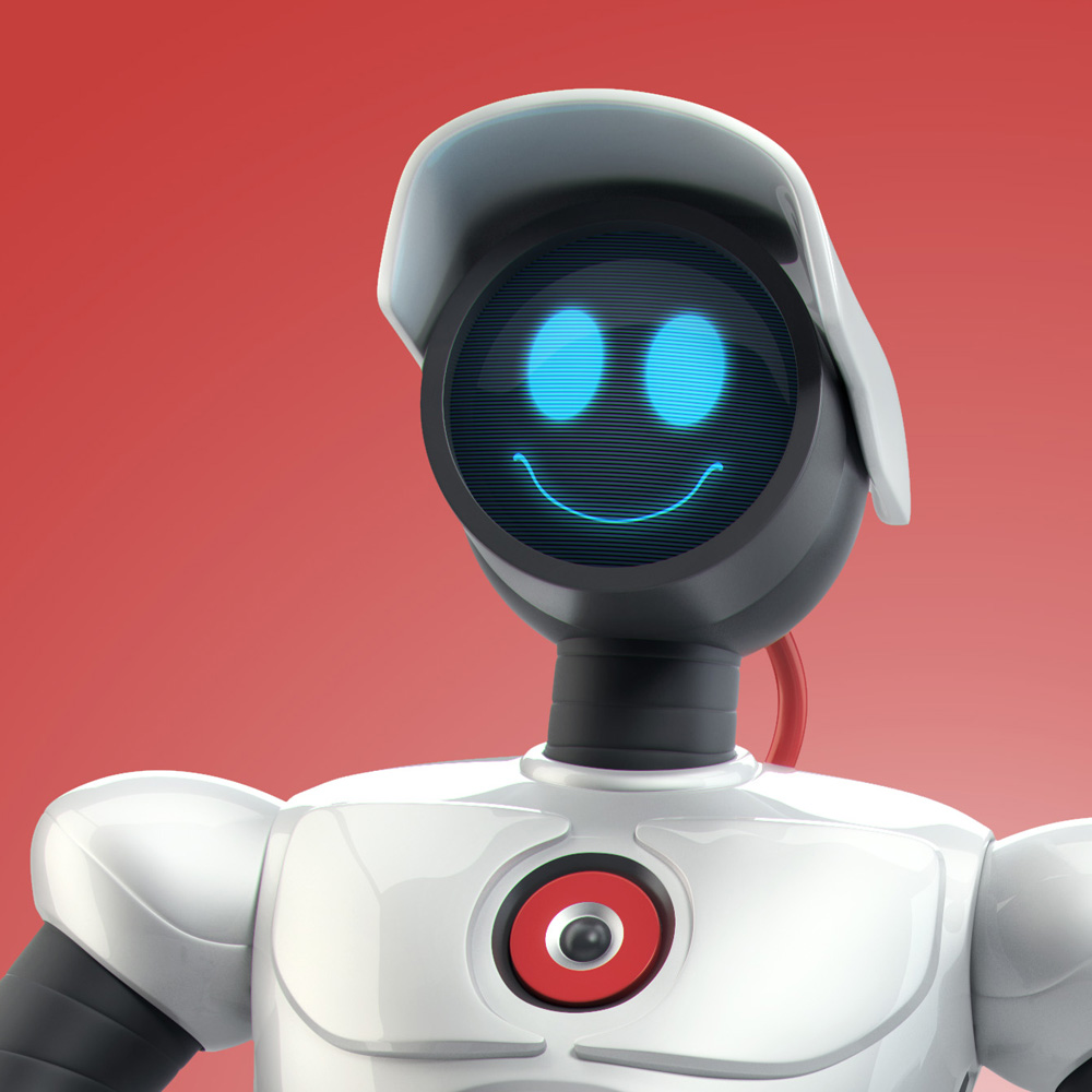 Roboto Roubo Robô – Mascoteria – Mascotes e Personagens 3D